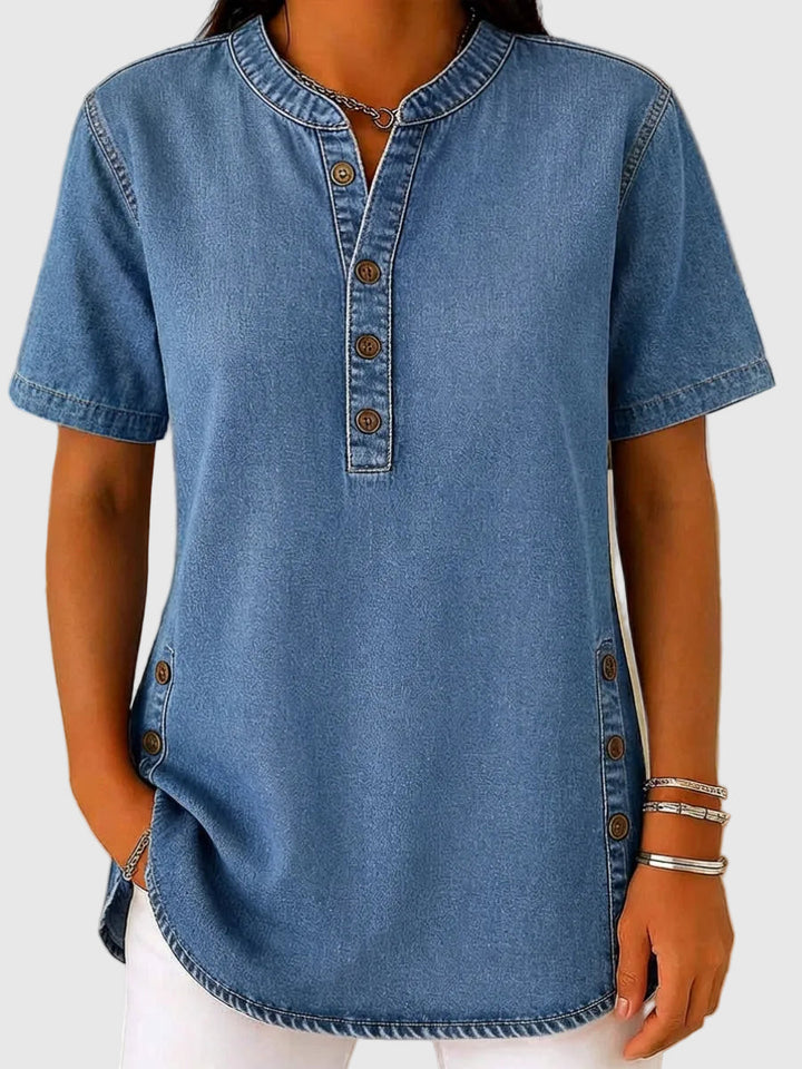 Calira | Relaxed Denim Blouse