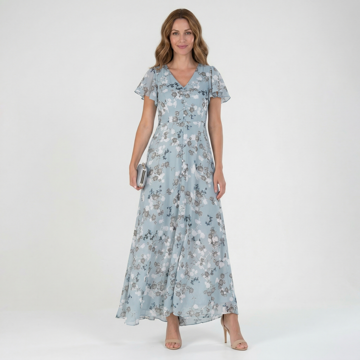 BRENDA™ – Flowing Floral Maxi Dress